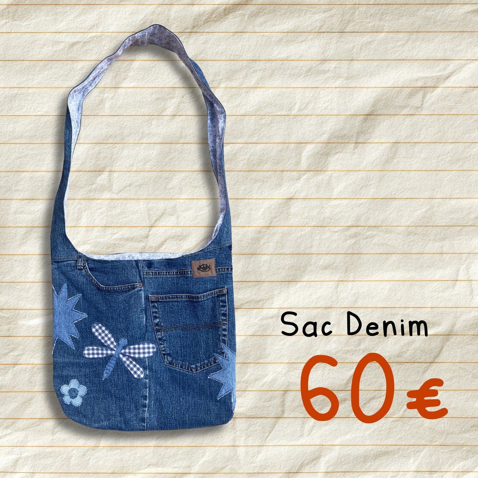 Sac denim Yarnrose